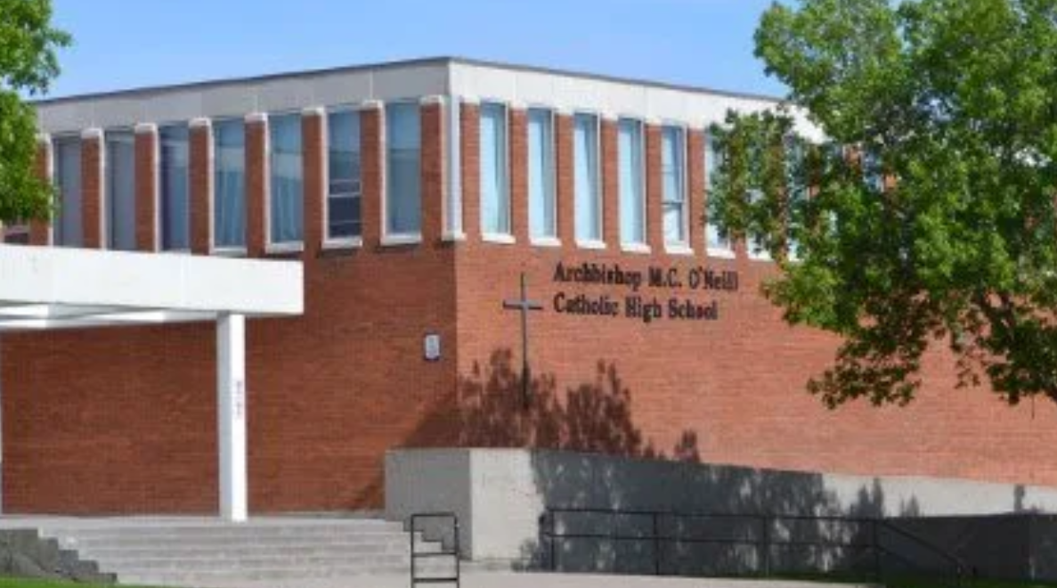 ONeill high school front entrance